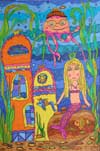 'Little mermaid', Zhilina Vlada, 9 years, Evpatoria