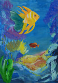 ‘Somewhere far away on the ocean floor’, Antonina Tverdokhlib, 12 years old, (teacher T.V. Gulianych), Rozhniativ ‘Somewhere far away on the ocean floor’, Antonina Tverdokhlib, 12 years old, (teacher T.V. Gulianych), Rozhniativ