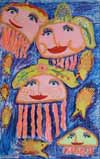 'Family of jellyfishes', Kovaleva Anastasiya, 10 years, Kramatorsk