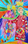 'Sea tsar with tsaritza prepares for ball', Ishchenko Ivan, 6 years, Kiev