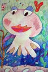 ‘Charming little jellyfish’, Moshenets Natalia, 7 years, (teacher Chipenko N.G.), Kiev