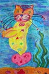 ‘Super-cat’, Overchuk Anastasia, 6 years, (teacher Orlova E.E.), Stakhanov