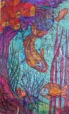 ‘Turquoise depths’, Ivanova Olga, 14 years, (teacher Levonyan A.R.), Orenburg