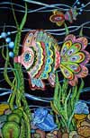 ‘Underwater patterns’, Angelina Skuratova, 12 years, (teacher S.N.Voynova), Alchevsk 