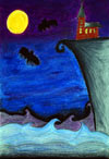 ‘Silent sea’, Liys Mayln, 14 years, (teacher Elle Kyaosaar), Viliandy