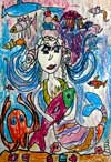  ‘Mermaid’, Nora Petrova, 7 years, (teacher M.V.Egorkina), Volkhov (Russia)