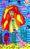 ‘Little mermaid’, Ekaterina Fadeeva, 6 years, (teacher O.P.Soldatenkova), Orenburg