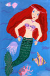 ‘Little mermaid’, Elizaveta Kruglyak, 8 years, (teacher N.N.Dolgushina), Kiev