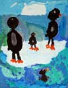 ‘Travel on ice floe’, Danil Loginov, 6 years, (teacher R.M.Igoshkina), Tolyatti 