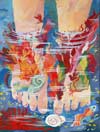 ‘Step by step on a sea-bottom’, Polina Osipova, 9 years, (teacher N.A.Markelova), Donetsk 