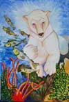 ‘Dreams of polar bear’, Liliya Palash, 14 years, (teacher S.I.Kolesnik), Khmelnitskiy