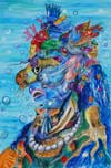 ‘Underwater chimera’, Svetlana Britanchuk, 14 years, (teacher A.I.Balan), Kiev
