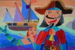 ‘Fairy tale of old pirate’, Konstantin Mishin, 9 years, (teacher A.V.Chukhareva), Krasnoufimsk 