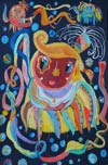 ‘Color small octopus’, Olga Suchkova, 9 years, (teacher S.N.Galkina), Donetsk
