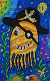 ‘Sea pirate’, Anna Makarova, 7 years, (teacher O.R.Osintseva), Evpatoriya