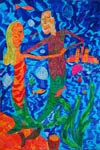 ‘Underwater waltzes of mermaids’, Olga Nekrasova, 10 years, (teacher T.M.Dedyukhina), Pervomayskiy (Transbaikalia)