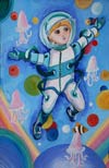 ‘Underwater space’, Anna Voloshina, 12 years, (teacher N.K.Ovcharenko), Belovodsk