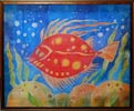 ‘Sea beauty’, Ksenia Chervyakova, 7 years, (teacher E.E.Zhumara), Donetsk 