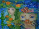 ‘River mermaids’, Elizaveta Goncharova, 15 years, (teacher V.V.Kolokolova), Gorlovka 