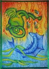 ‘Opposition of elements’, Anastasia Kobrina, 14 years, (teacher V.V.Mochalova), Lugansk 