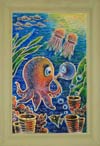 ‘Entertainments of octopus’, Ekaterina Radchenko, 14 years, (teacher S.A.Loginova), Severodonetsk