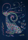 ‘Neon fish’, Anastasia Grebneva, 14 years, (teacher O.V.Buchkevich), Pervouralsk
