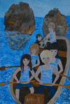 ‘Sea squad of Artek’, Irina Sergienkova, 9 years, (teacher N.K.Ovcharenko), Belovodsk