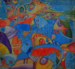 ‘Multi-colored mosaic’, Yekaterina Malykhina, 10 years, (teacher V.V.Kolokolova), Gorlovka