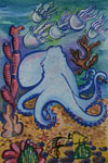 ‘Cheerful octopus’, Olga Bodnarchuk, 9 years, (teacher V. O. Barannikova), Krasnodon