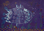 'Small fish', Christina Grishina, 9 years, (teacher E.A.Melnikova), Tsementny