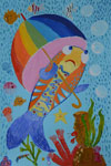 ‘The rain seems begins’, Elizaveta Sverdlovskaya, 8 years, (teacher G. V. Solovyova), Rubezhnoye