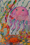 ‘Fairy tales of wise Jellyfish’, Ekaterina Pinchuk, 8 years, (teacher .V. Nedavnyaya), Izyum