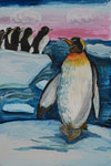 ‘Penguins on ice’, Elizaveta Frizyuk, 12 years, (teacher A. N. Yermilova), Molodogvardeysk