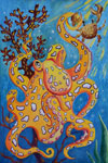 ‘Octopus on hunting’, Danil Shulyachuk, 13 years, (teacher A. N. Yermilova), Molodogvardeysk