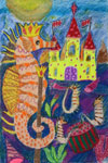 ‘Kingdom of the seahorses’, Anastasia Popova, 11 years, (teacher I.N.Bataliya), Krivoy Rog