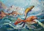 ‘Flying fish’, Nikita Gavrish, 13 years, (teacher I.A.Evdokimova), Angarsk