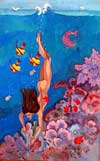 'Skin diver', Khlevnaya Anya, 15 years
