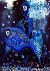 'Blue fishes', Zufarova Risolat, 9 years