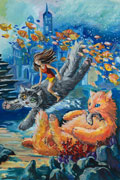 ‘Sea cats’, Valeriya Sazanakova, 16 years, (teacher T. Yu. Guzova), Abakan (Khakasiya)