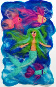 ‘Mermaid's pool’, Darya Kharyuchi, 10 years, (teacher I.F. Lavrova), Novyy Urengoy