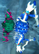 ‘Underwater Snow Maiden’, Pavel Goncharov, 9 years, (teacher T. Azarenko), Kharkov