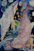 ‘The watercolor sea’, Aleksandra Nikolayenko, 12 years, (teacher V.V. Kosheleva), Cherkassy