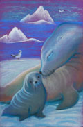 ‘Mother's tenderness’, Svetlana Kasatikova, 12 years, (teacher V.V. Maziy), Dobropolye