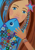 ‘Friends’, Karina Vinnik, 11 years, (teacher G.V. Solovyova), Rubezhnoye