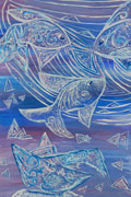 ‘Magic of the Bermuda Triangle’, Arina Vasilyeva, 11 years, (teacher N.V. Markina), Kiev