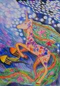 ‘Underwater miracles’, Valeriya Barannik, 12 years, (teacher E.V. Nedavnyaya). Izyum