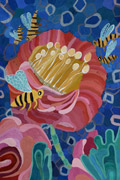 ‘Sea bees’, Milana Moiseenko, 8 years, (teacher L.A. Malyarova), Izyum
