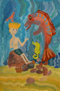 ‘The case of Evseika’, Alina Galyamova, 8 years, (teacher L.I. Morgacheva), Serov