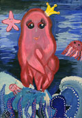 ‘In the far northern depths’, Taisiya Shvedchenko, 8 years, (teacher N.A. Vaskevich), Kharkov