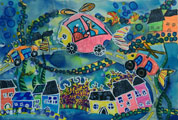 ‘The road to a fabulous country’, Ekaterina Stadnik, 8 years, (teacher L.O. Kamiyanskaya), Krivoy Rog